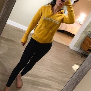 Abercrombie Yellow Sweatshirt Hoodie Girls 💛